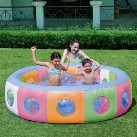 Дитячий надувний басейн BestWay 51064, 196 х 53 см - 2