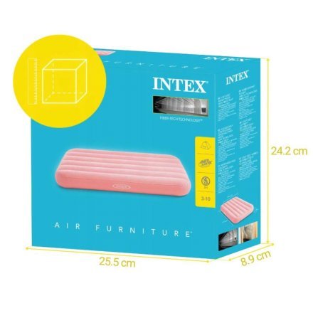 Надувний матрац Intex 66803, 88 x 157 x 18 см. Рожевий. Одномісний - 6