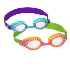 Детские очки для плавания Bestway 21101, размер S (3+), обхват головы ≈ 48-52 см