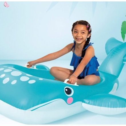 Детский надувная лодочка для катания Intex 57567 «Голубой кит», 168 х 140 см - 2