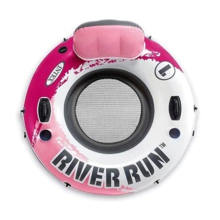 Надувное кресло River Run, серия «Sports», Intex 56824, 135 см, розовое - 2