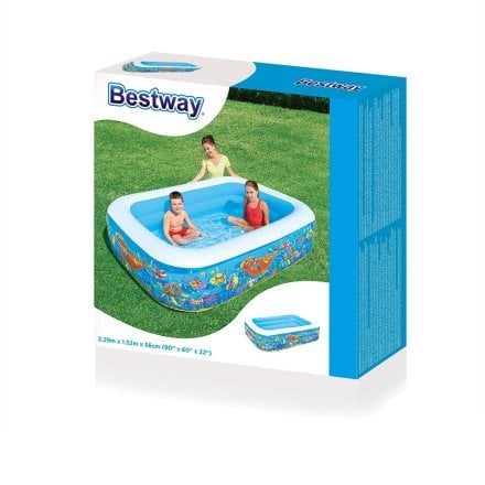 Дитячий надувний басейн Bestway 54120, «Сімейний», 229 х 152 х 56 см - 4