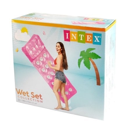 Пляжний надувний матрац із підголівником Intex 58890, 188 х 71 см - 7