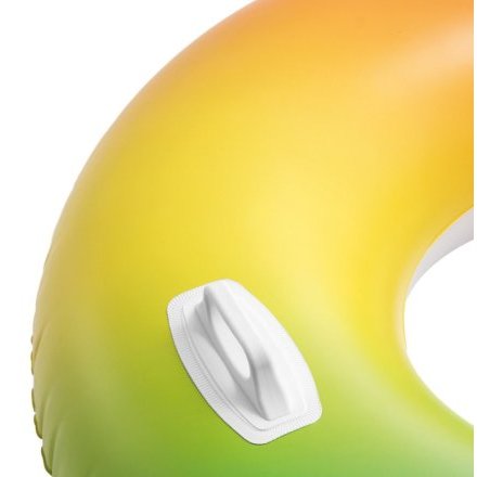 Надувной круг Intex 58202 «Радужное омбре», с ручками, 122 см - 6