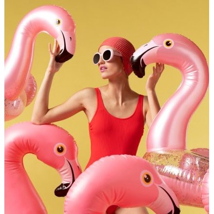 Надувной круг Intex 56251 «Фламинго», серия «Розовый Блеск», 99 х 89 х 71 см - 4