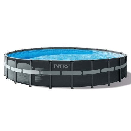 Каркасний басейн Intex 26340, 732 x 132 см (10 500 л/год, драбина, тент, підстилка) - 2