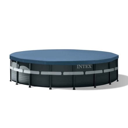 Каркасний басейн Intex 26330, 549 x 132 см (7 900 л/год, драбина, тент, підстилка) - 3