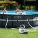 Каркасний басейн Intex 26330, 549 x 132 см (7 900 л/год, драбина, тент, підстилка) - 10