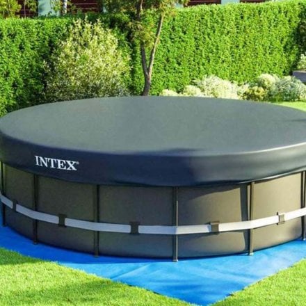 Каркасний басейн Intex 26326, 488 x 122 см (5 700 л/год, драбина, тент, підстилка) - 11