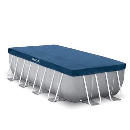 Каркасний басейн Intex 26792, 488 x 244 x 107 см (3785 л/год, драбина, тент, підстилка) - 3
