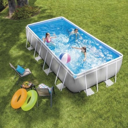 Каркасний басейн Intex 26792, 488 x 244 x 107 см (3785 л/год, драбина, тент, підстилка) - 10