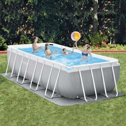 Каркасний басейн Intex 26792, 488 x 244 x 107 см (3785 л/год, драбина, тент, підстилка) - 11
