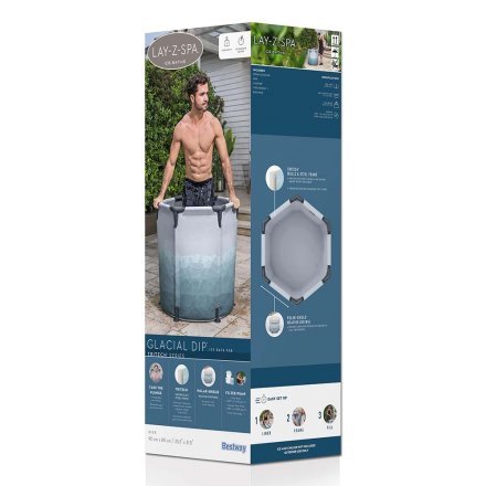 Каркасна крижана купіль Bestway 6002K, 90 х 80 см - 3