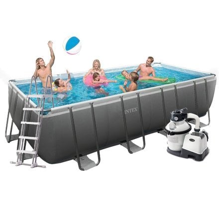 Каркасний басейн Intex 26356, 549 х 274 х 132 см (5 700 л/год, драбина, тент, підстилка) - 1