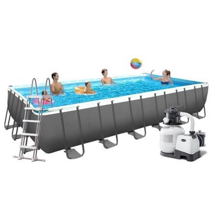 Каркасний басейн Intex 26364, 732 х 366 х 132 см (7 900 л/год, драбина, тент, підстилка) - 1
