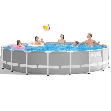 Каркасний басейн Intex 26732 549 x 122 см (5 678 л/год, драбина, підстилка, тент) - 4