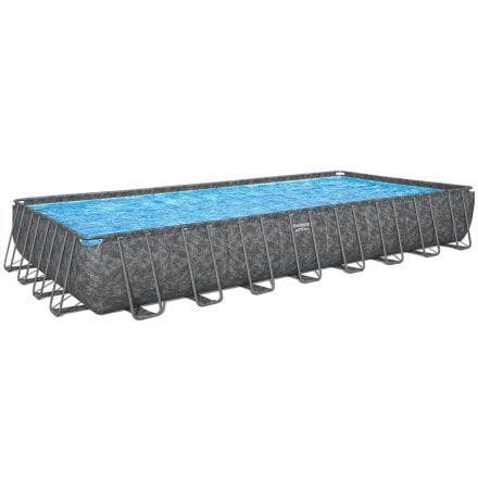 Каркасний басейн Bestway 561KJ, 956 х 488 х 132 см (8 327 л/ч, сходи, тент) - 2
