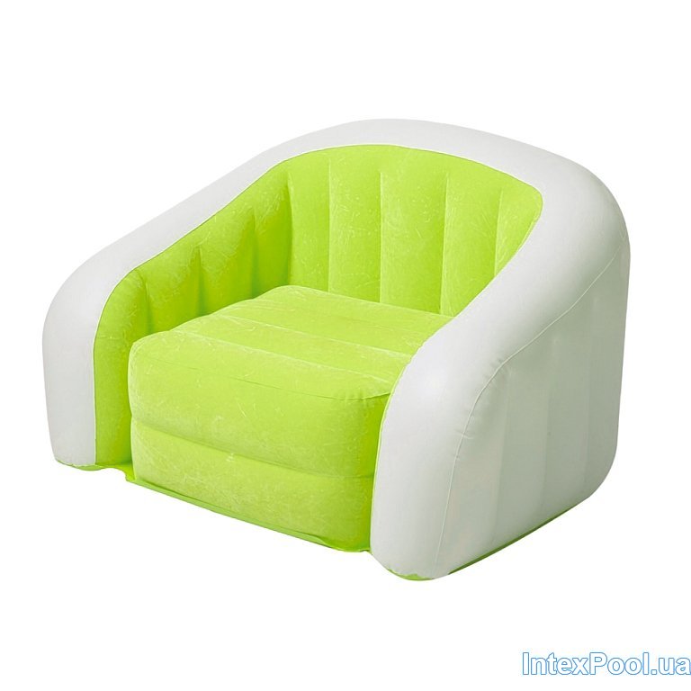 Детское надувное кресло Intex 68597, зеленое - 1