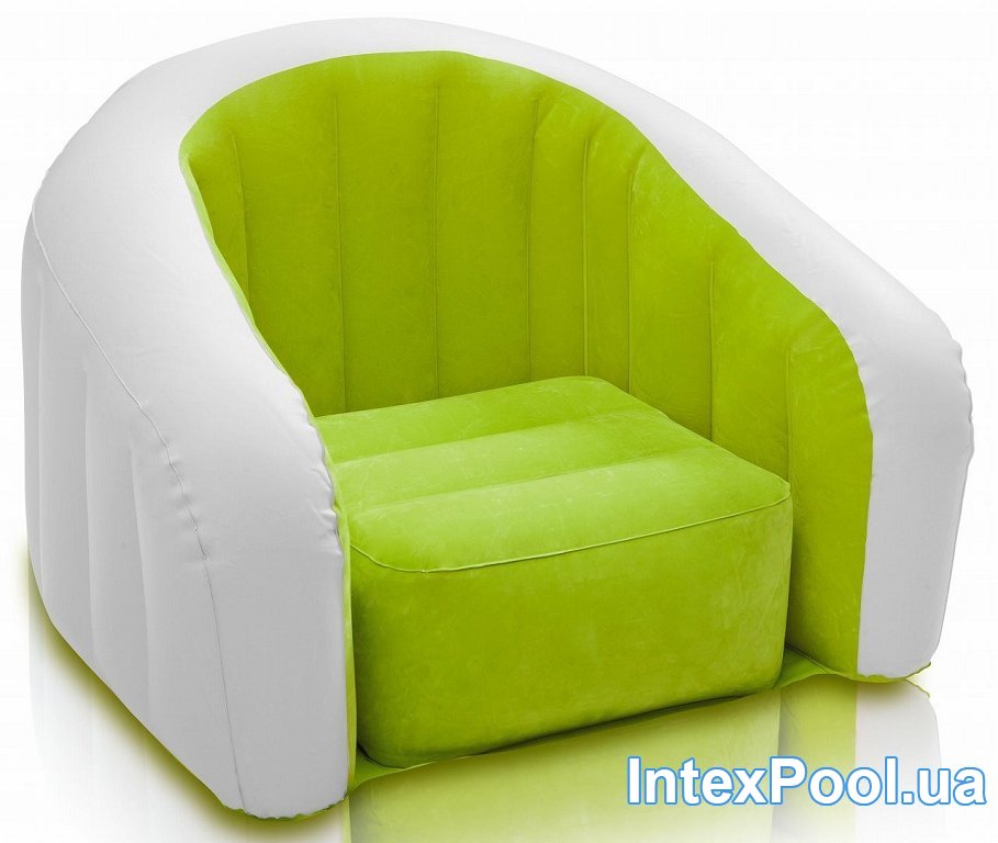 Детское надувное кресло Intex 68597, зеленое - 2
