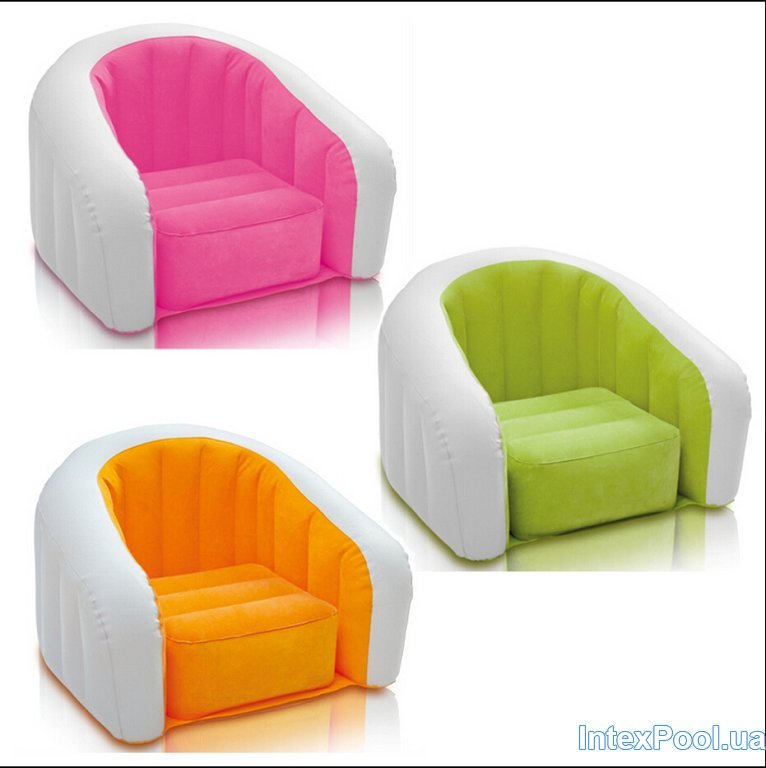 Детское надувное кресло Intex 68597, зеленое - 5