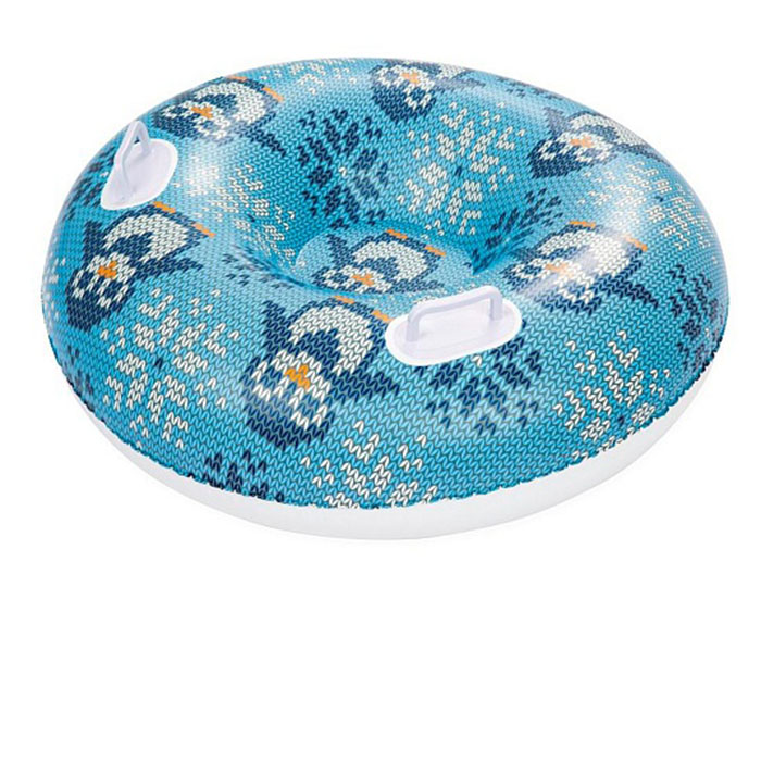 Одноместный надувной сани - тюбинг для катания Bestway 39059, 99 см, синий - 1