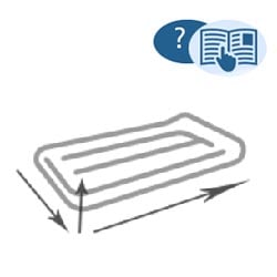 Чому надувне ліжко не відповідає розміру, вказаному на коробці?