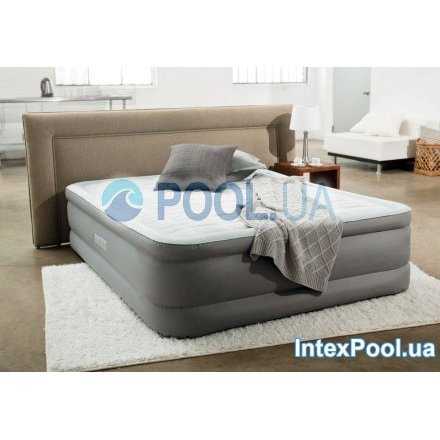 Надувная кровать Intex 64472, 99 х 191 х 46 см, встроеный электронасос. Односпальная - 7