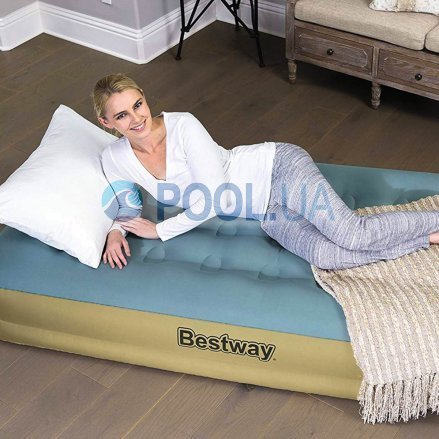Надувная кровать Bestway 69007, 152 х 203 х 36 см, встроенный электронасос. Двухспальная - 7