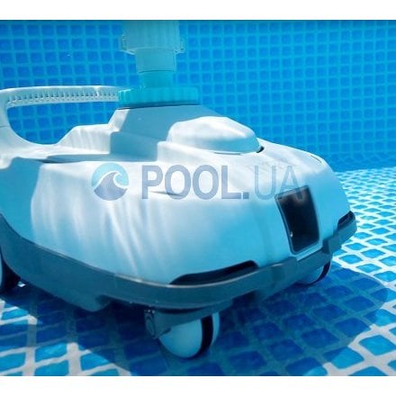 Робот - пылесос для бассейнов Intex 28006 (ZX100) для очистки дна, работает от 6 056 л/ч, подключение на выпуск воды - 5