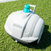Робот - пылесос для бассейнов Intex 28007 (ZX50) для очистки дна, работает от фильтр насоса мощностью от 3 407 до 5 678 л/ч, подключение на впуск воды - 8