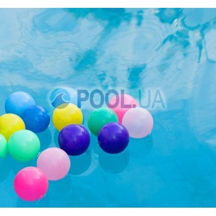 Дитячий надувний басейн Intex 58484-2 прямокутний, 305 х 183 х 56 см, з кульками 10 шт, підстилкою, насосом - 9