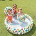 Дитячий надувний басейн Intex 59469-2 «Ананас», 132 х 28 см, з м\'ячем та колом, з кульками 10 шт, підстилкою, насосом - 6