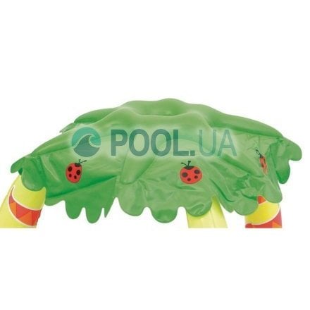 Дитячий надувний басейн Bestway 52179-3 «Джунглі», 99 х 91 х 71 см, з навісом, кульками 10 шт, тентом, підстилкою, насосом - 5
