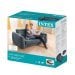 Надувной диван Intex 66552-2, 203 х 231 х 66 см, с подушкам и ручным насосом. Флокированный диван трансформер 2 в 1 - 2