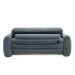 Надувной диван Intex 66552-4, 203 х 231 х 66 см, с электрическим насосом и подушками. Флокированный диван трансформер 2 в 1. - 9