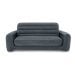 Надувний диван Intex 66552-4, 203 х 231 х 66 см, з електричним насосом та подушками. Флокований диван трансформер 2 в 1 - 6